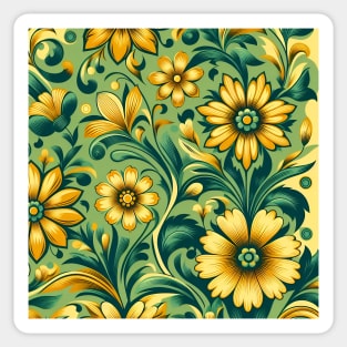 Yellow Flowers Sticker